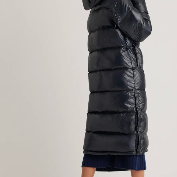 Quince responsible down long puffer jacket - shiny black - Picture 6 of 12